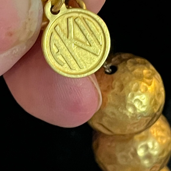 Anne Klein Gold Beaded Necklace - Picture 2 of 2